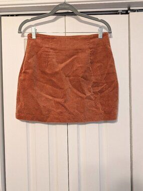 Grey Lab Corduroy Mini Skirt